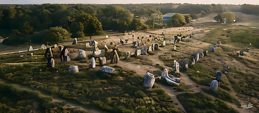 Les menhirs de Carnac